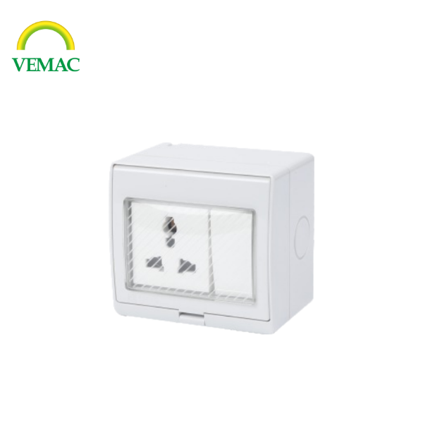 IP55 Waterproof wall switch socket