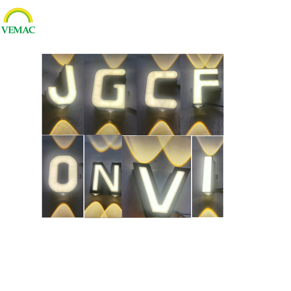 Letters shape LED Wall Light